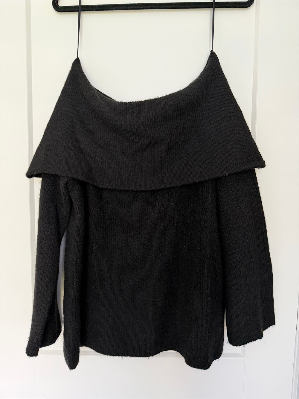 Off shoulder sweater